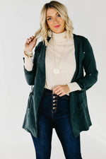 The McKenna Hooded Peach Skin Jacket