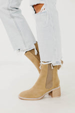 The Olivia Bootie | Khaki - FINAL SALE
