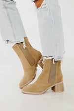 The Olivia Bootie | Khaki - FINAL SALE