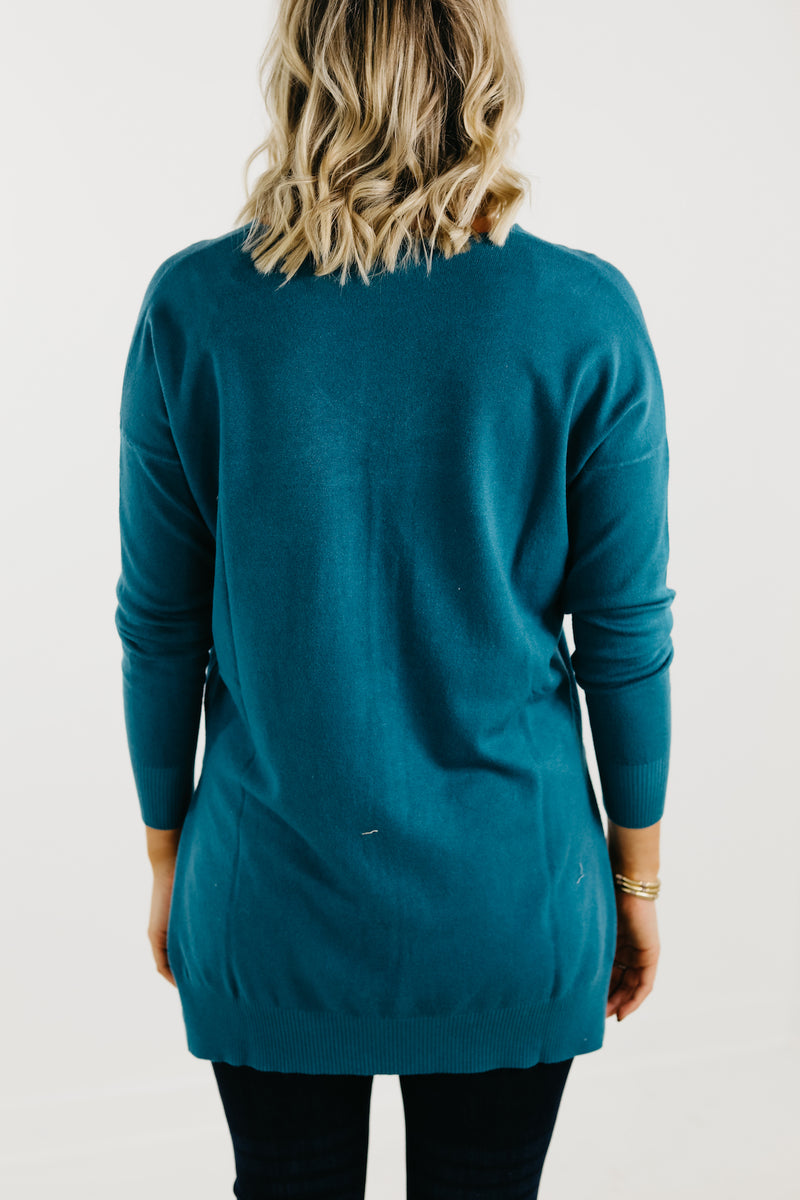 The Noah Ribbed Hem Seam Sweater
