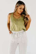 The Isabel Scoop Neck Tank Top - FINAL SALE