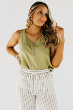The Isabel Scoop Neck Tank Top - FINAL SALE