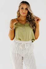 The Isabel Scoop Neck Tank Top - FINAL SALE