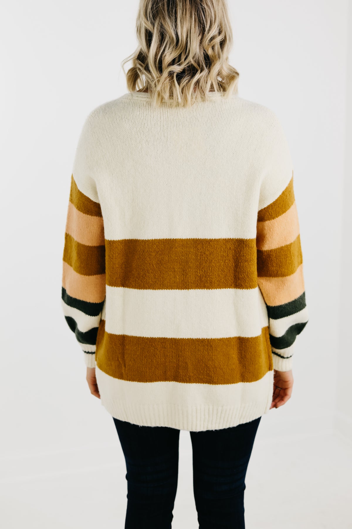 The Levi Soft Brushed Striped Cardigan