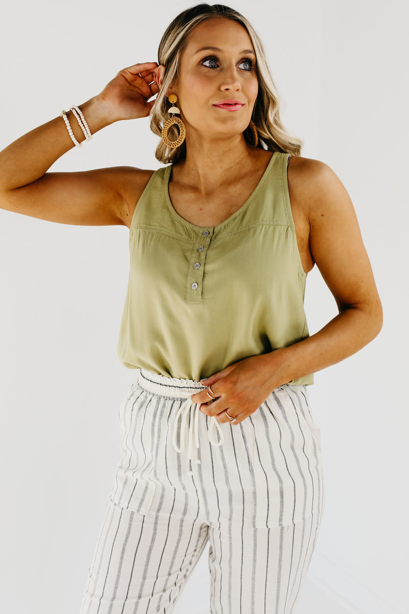 The Isabel Scoop Neck Tank Top - FINAL SALE