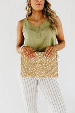 The Calvin Woven Convertible Bag