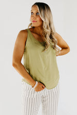 The Isabel Scoop Neck Tank Top - FINAL SALE