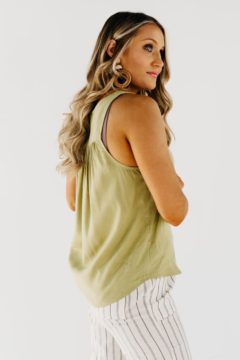 The Isabel Scoop Neck Tank Top - FINAL SALE