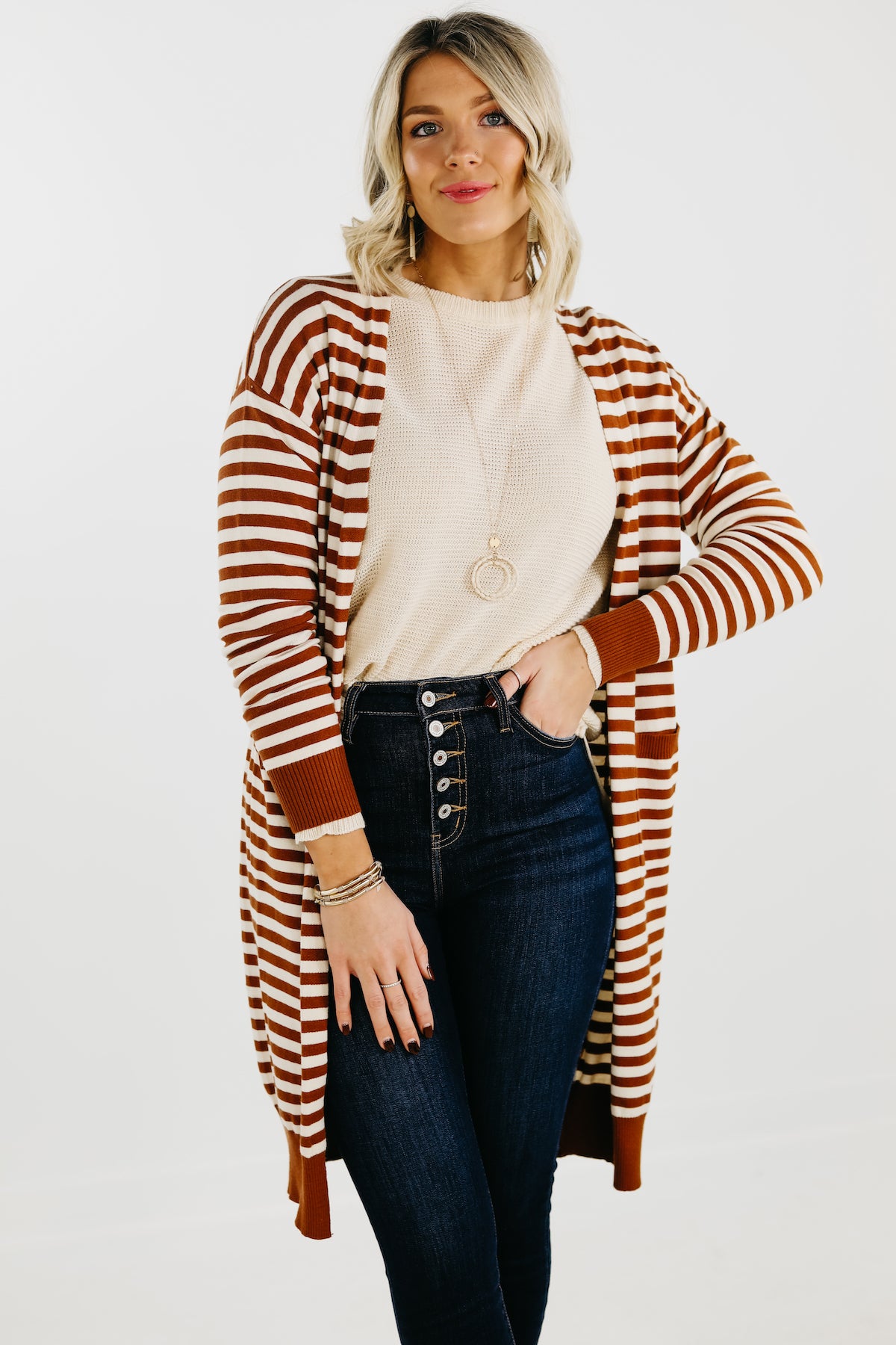 The Ayleen Striped Cardigan