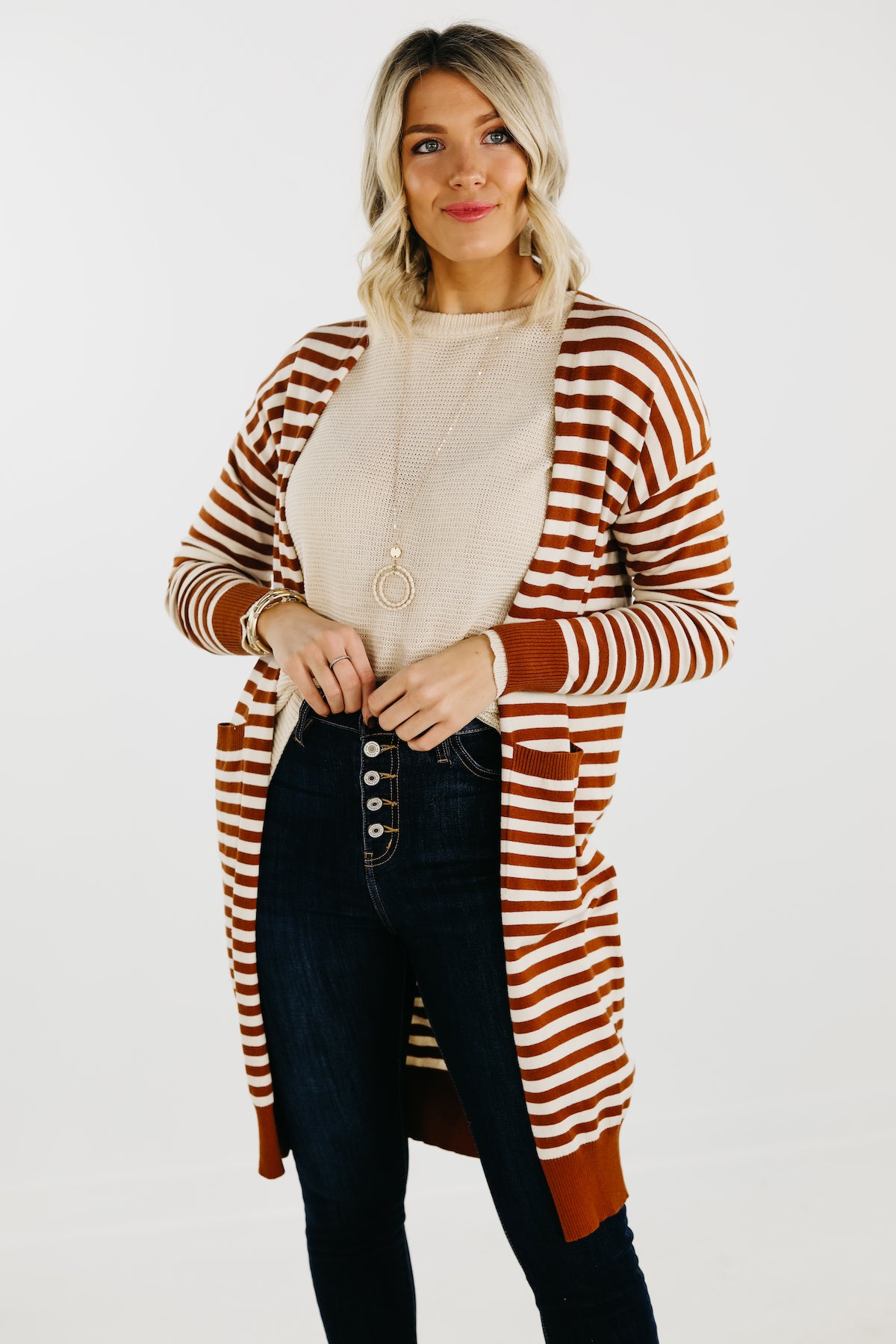 The Ayleen Striped Cardigan