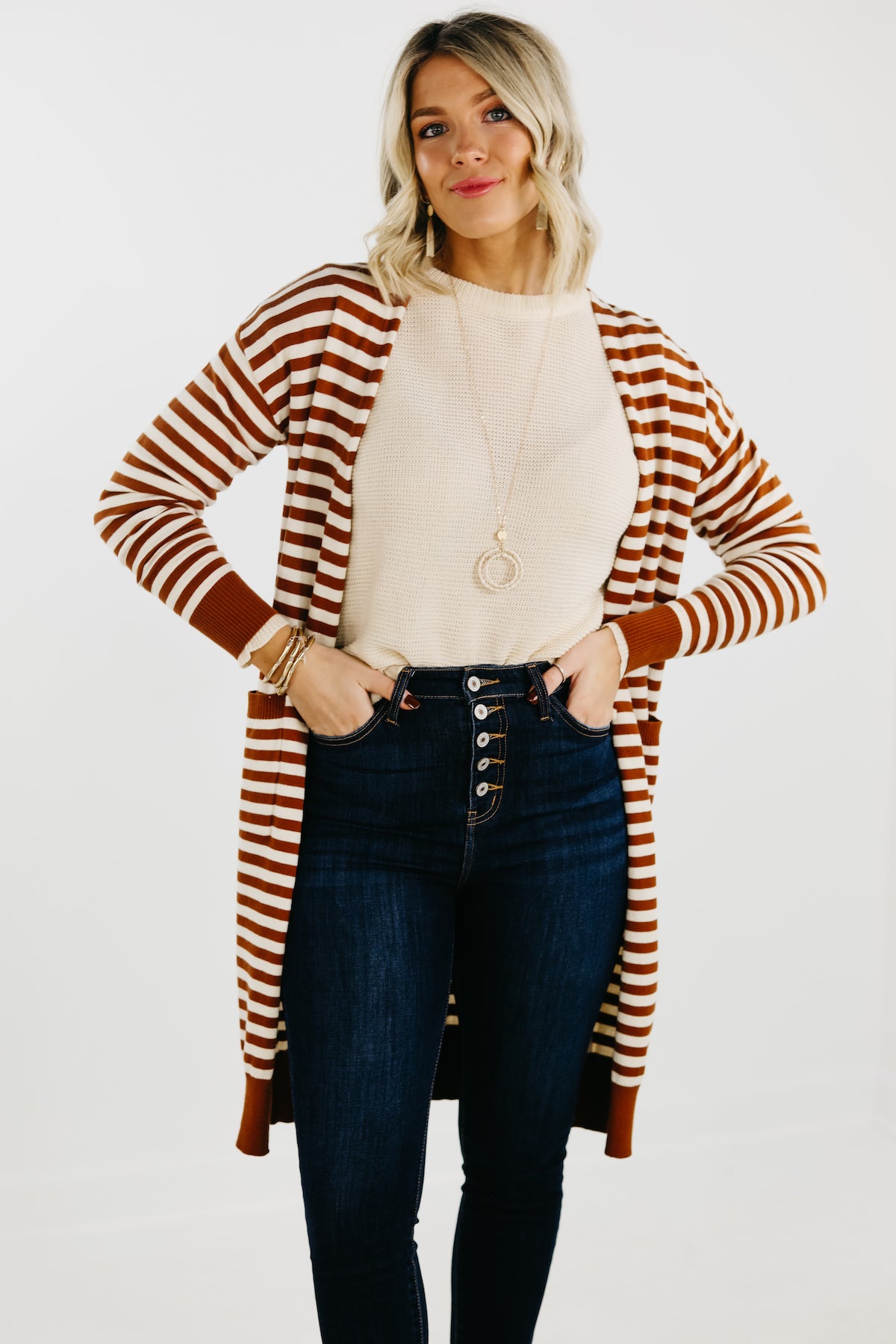 The Ayleen Striped Cardigan