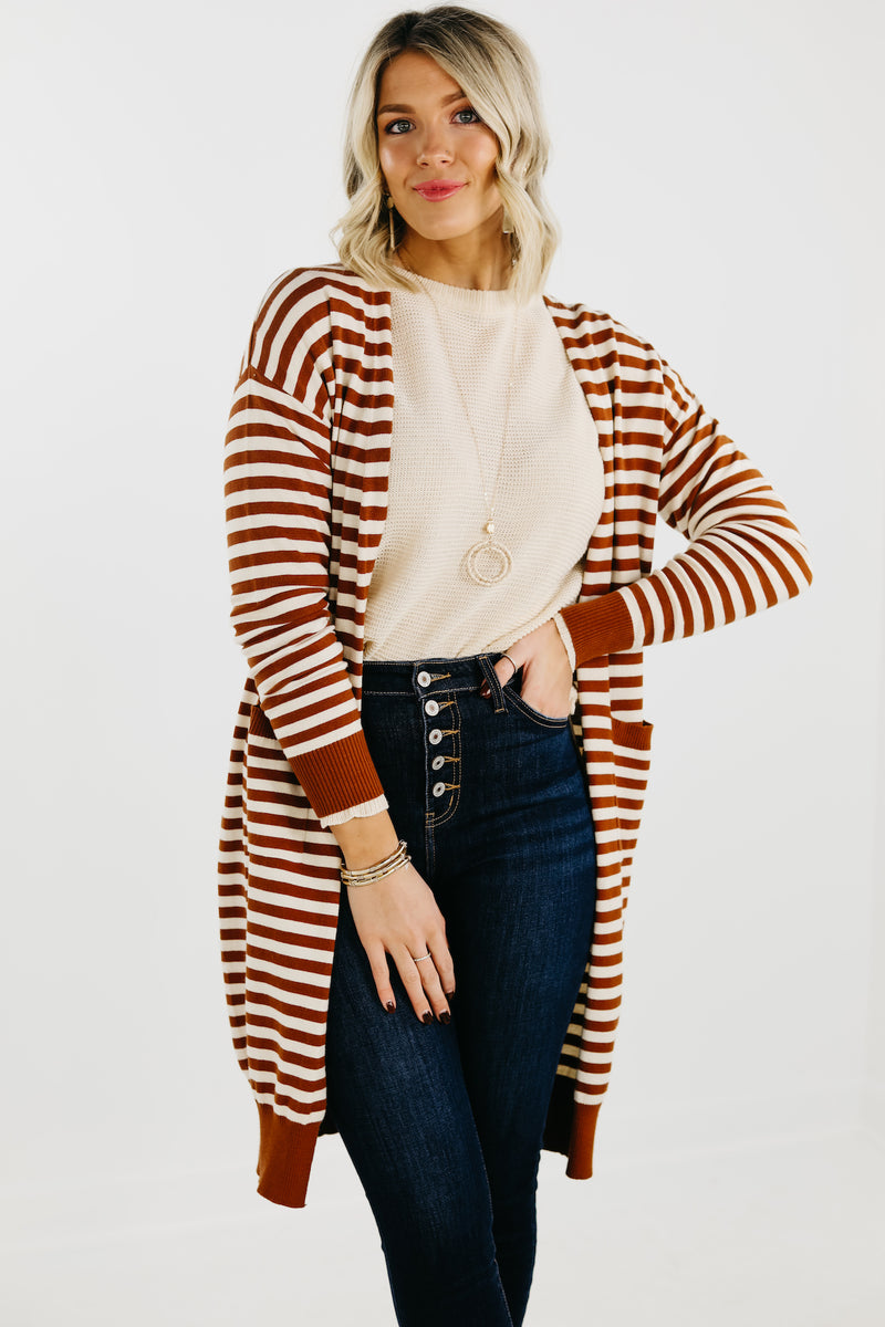 The Ayleen Striped Cardigan