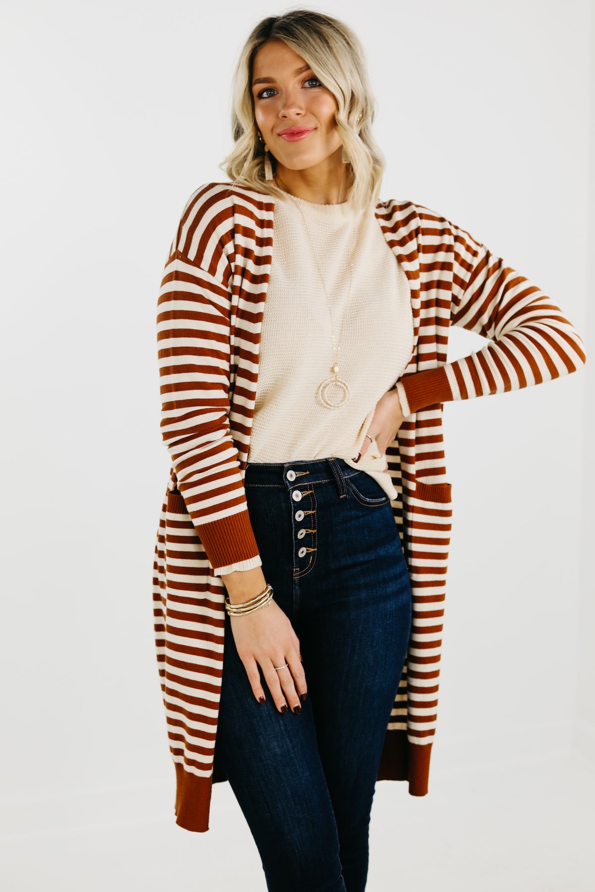 The Ayleen Striped Cardigan