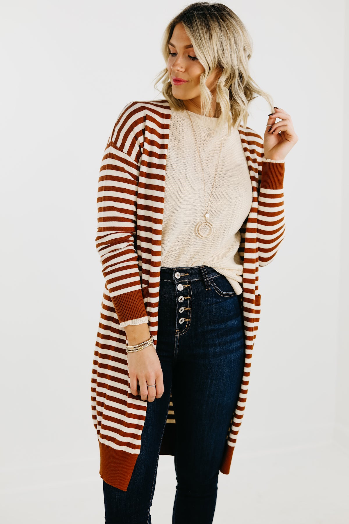 The Ayleen Striped Cardigan