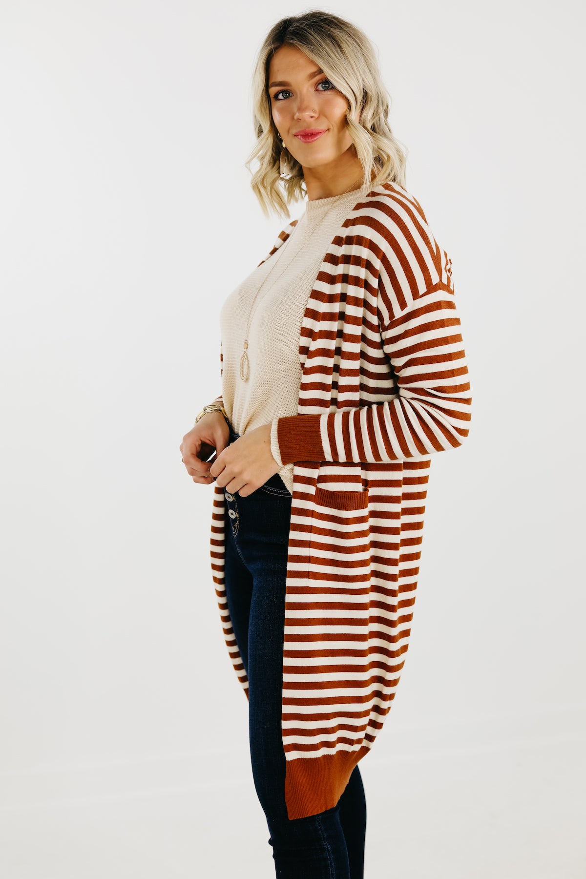 The Ayleen Striped Cardigan