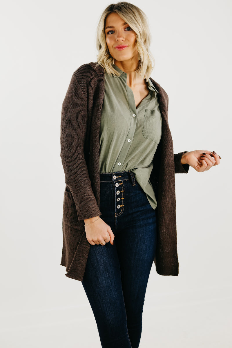 The Katrina Ribbed Sweater Coat