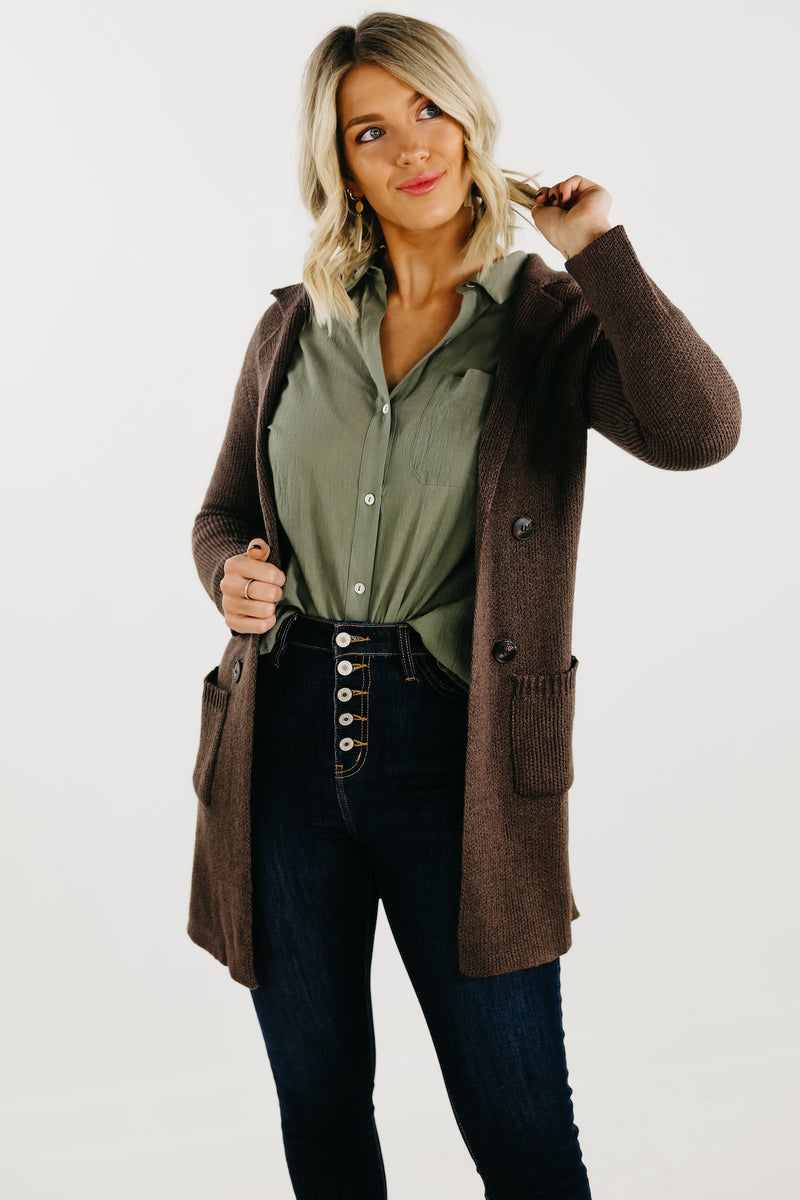 The Katrina Ribbed Sweater Coat