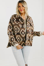 The Harvey Aztec Print Shacket