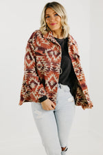 The Harvey Aztec Print Shacket