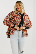 The Harvey Aztec Print Shacket