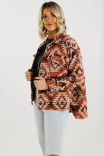 The Harvey Aztec Print Shacket