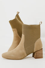 The Geraldine Bootie - Taupe