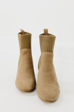 The Geraldine Bootie - Taupe