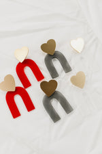 The Lovie Rainbow Heart Earring
