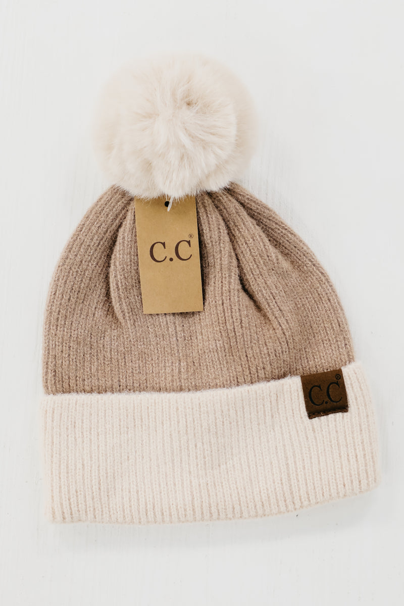 The C.C Shimmer Pom Beanie - FINAL SALE