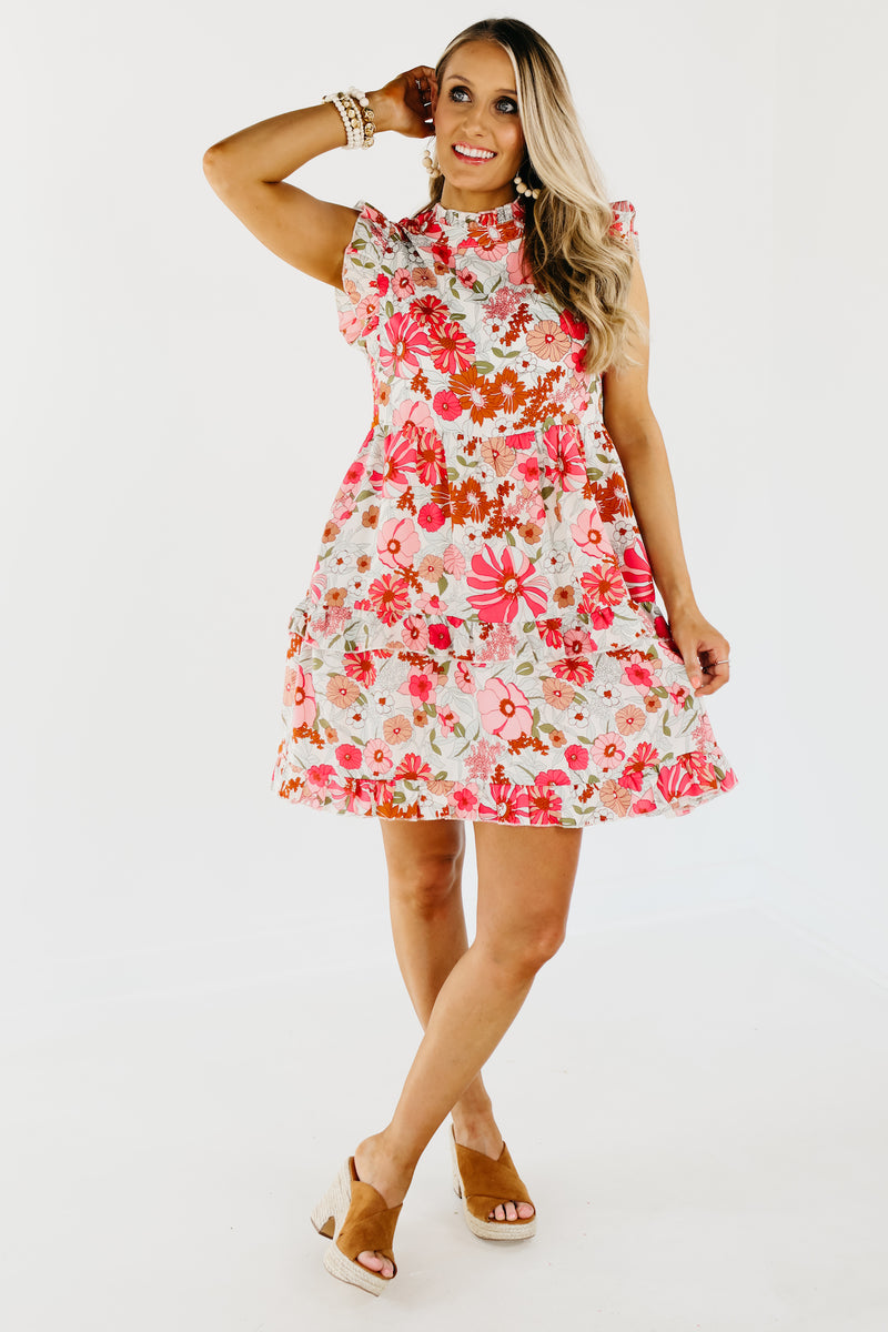 The Martin Ruffled Tank Top Mini Dress - FINAL SALE