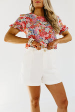 The Maya High Waist Dress Shorts - FINAL SALE