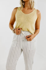 The Daniel Striped Linen Pants - FINAL SALE