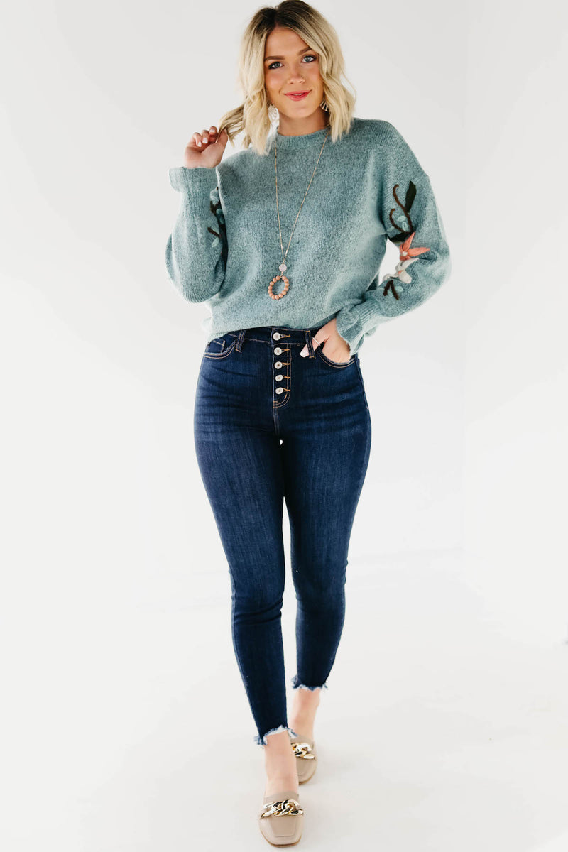 The Shirley Embroidered Sweater