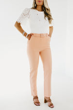 The Karissa Belted Trouser Pants - FINAL SALE