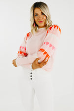 The Jackie Heart Sleeve Sweater - FINAL SALE