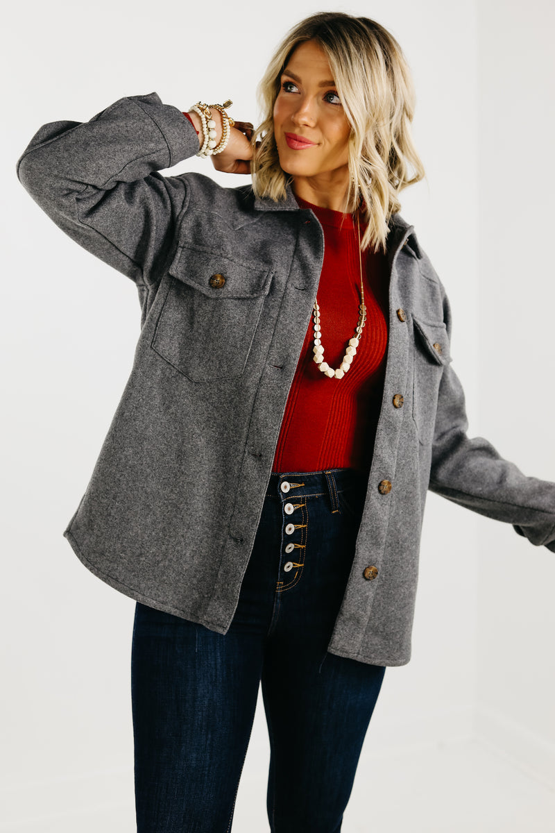 The Clayton Button Down Shacket