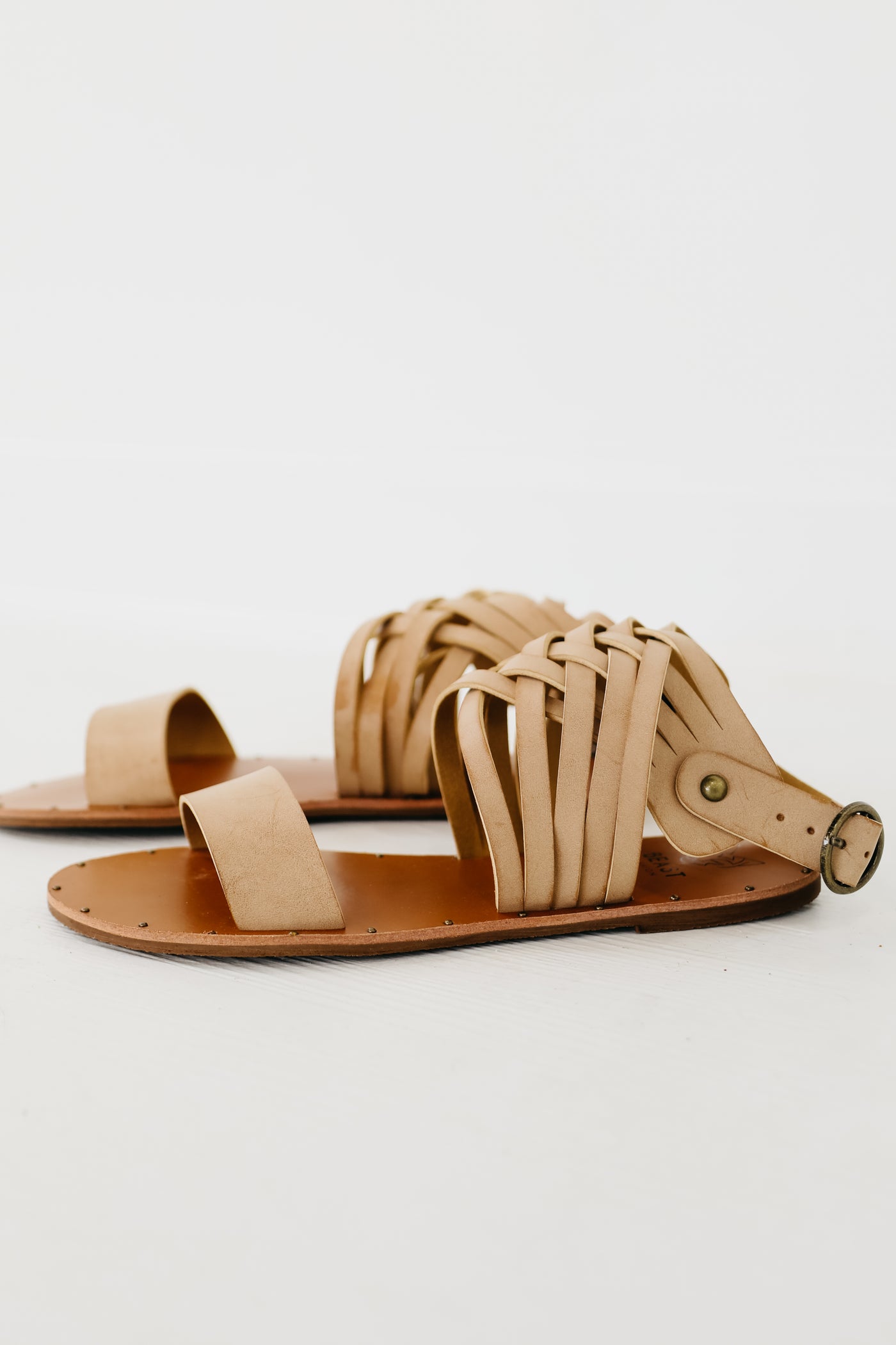 The Travis Ankle Strap Sandal | Taupe - FINAL SALE