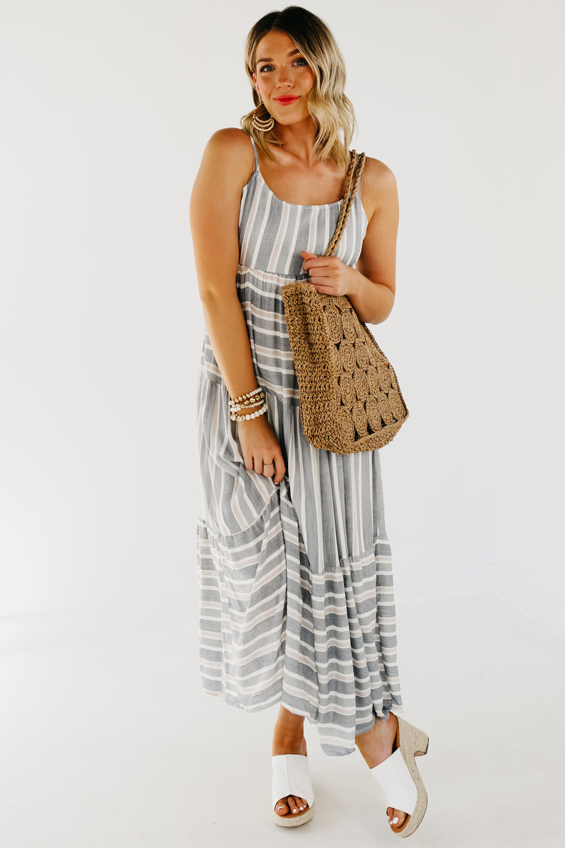 The Jett Tie Back Maxi Dress - FINAL SALE – MOD Boutique