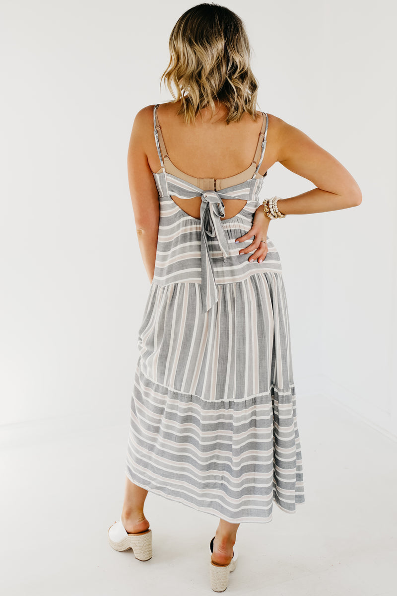 The Jett Tie Back Maxi Dress - FINAL SALE