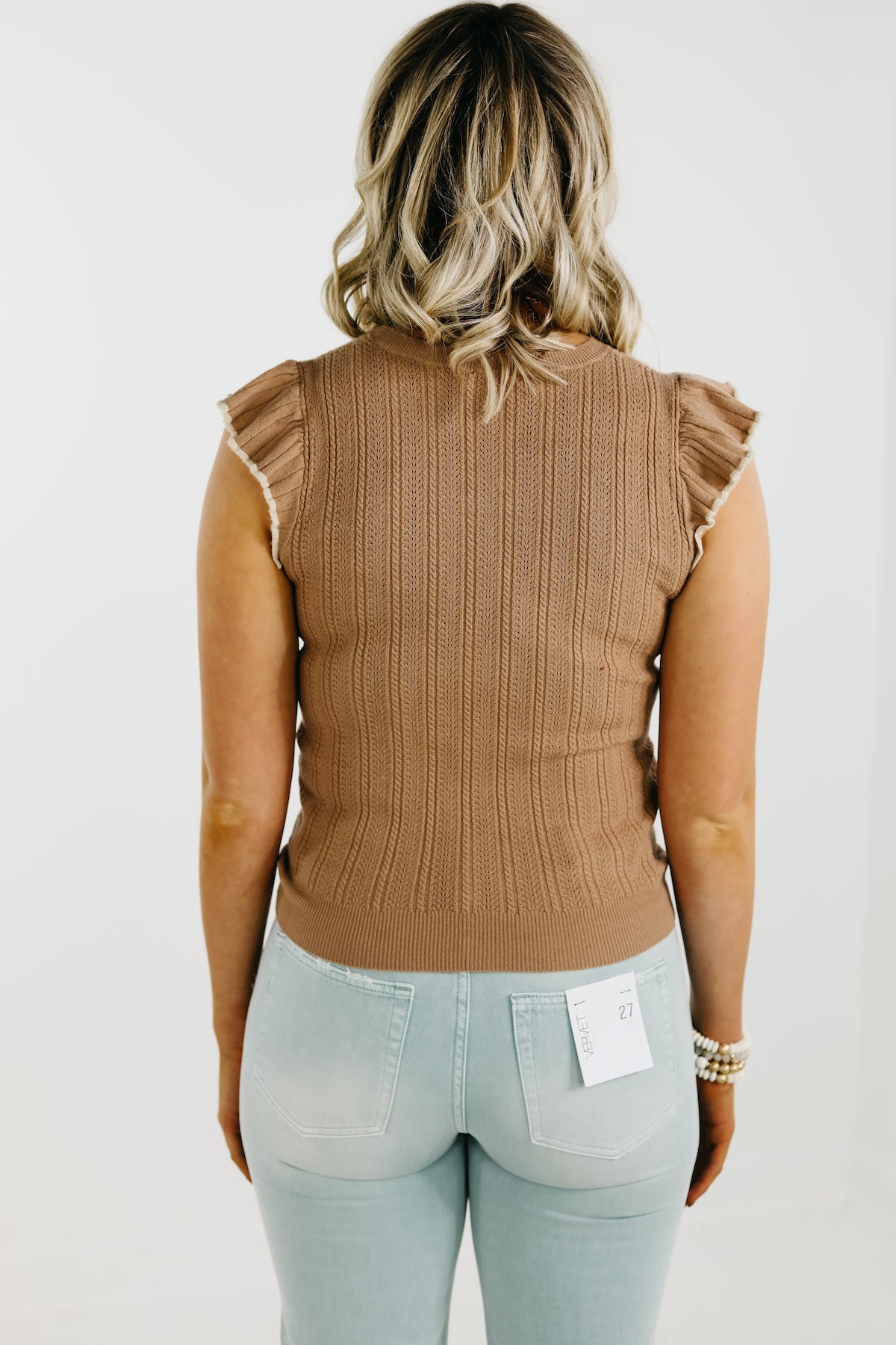 The Ingrid Flutter Sleeve Sweater Top - FINAL SALE