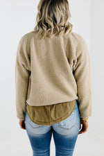 The Rikki High Neck Sherpa Jacket