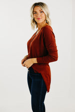 The Noah Ribbed Hem Seam Sweater