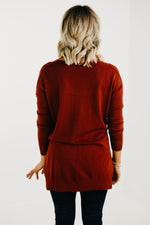 The Noah Ribbed Hem Seam Sweater
