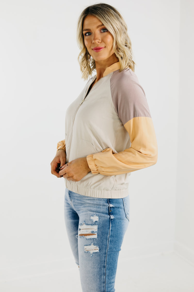 The Miley Colorblock Bomber Jacket