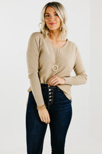 The Noah Ribbed Hem Seam Sweater