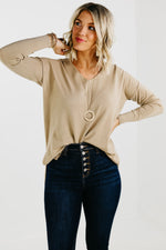 The Noah Ribbed Hem Seam Sweater
