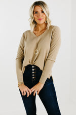 The Noah Ribbed Hem Seam Sweater