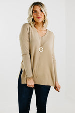 The Noah Ribbed Hem Seam Sweater