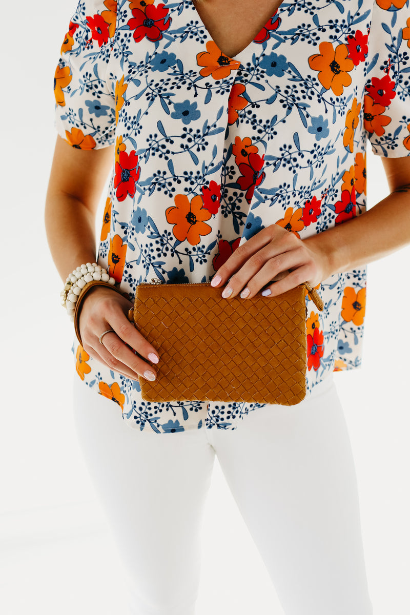 The Reba Woven Convertible Bag