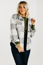 The Kennadi Brushed Plaid Shacket - FINAL SALE